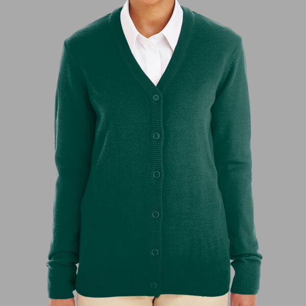 Ladies' Pilbloc™ V-Neck Button Cardigan Sweater Thumbnail