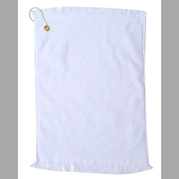 Pro Towels 11X17 Fringed Golf Towel w/Grommet & Hook Thumbnail